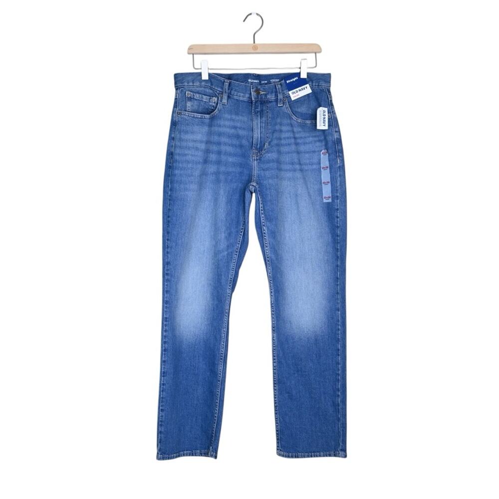 Old Navy Men's 33X30 Built In Flex Straight Jean NEW